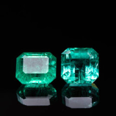 Natural emeralds gemstone